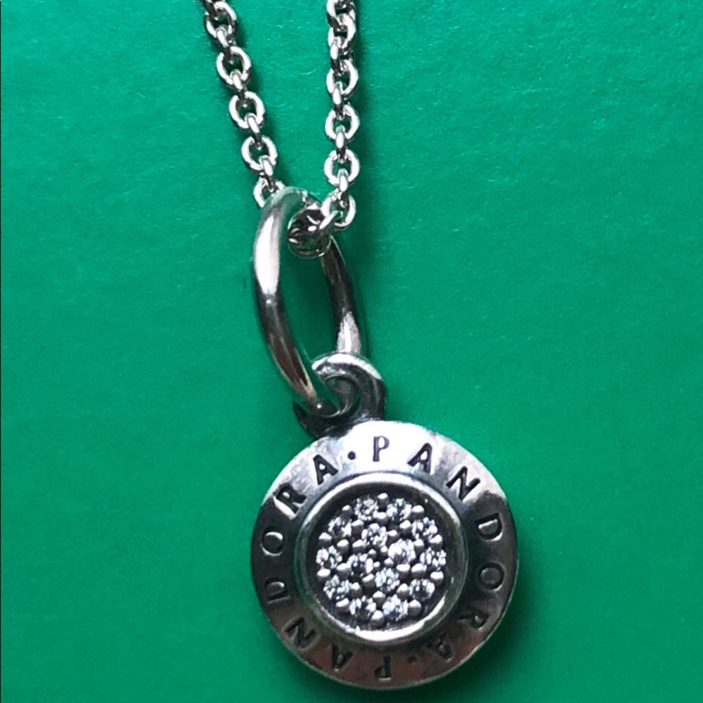 Pandora charm and necklace